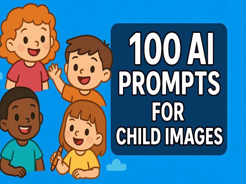 100 AI Prompts for Child Images Stumbit AI