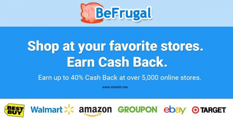BeFrugal - The #1 Site for Cash Back & Coupons - Stumbit Make Money - Online Shopping
