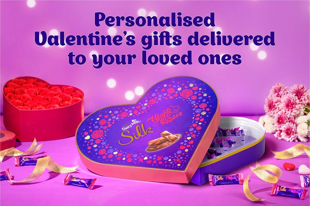 Buy Personalised Chocolates Gift Online with Cadbury - Valentines Gift - Online Gifts - Stumbit Online Shopping