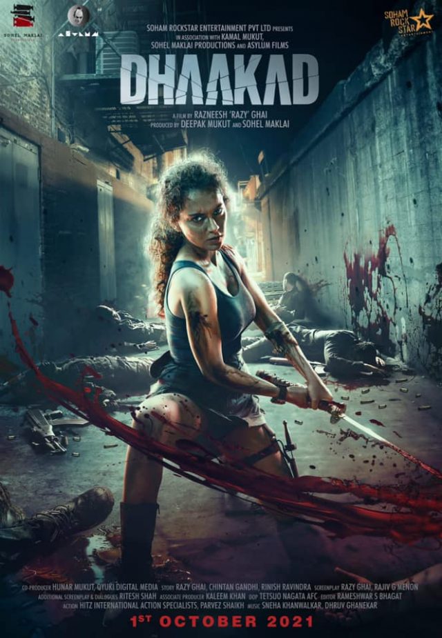 Dhaakad-Kangana-Ranaut-Stumbit-Movie-Posters