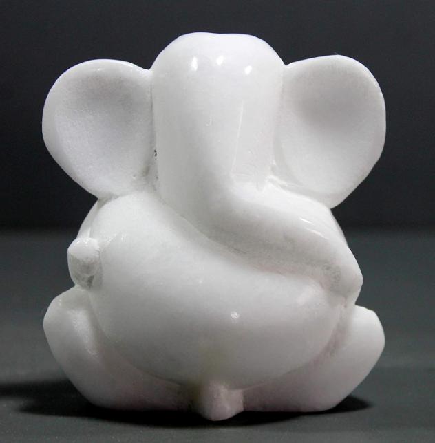 ESPLANADE Ganesha Marble Showpiece for Home Decor - Stumbit Home