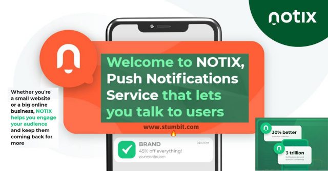 NOTIX - Push Service that lets you talk to users - Stumbit Business