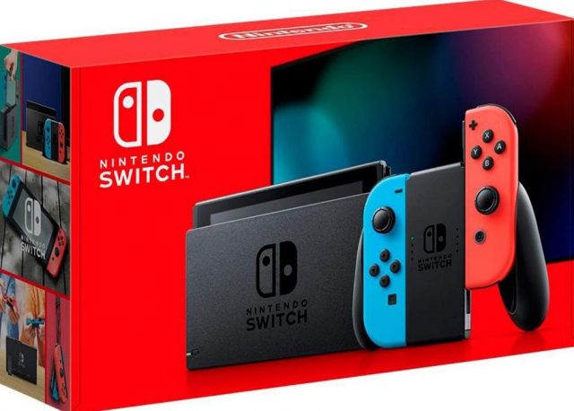 Nintendo Switch with Neon Blue and Neon Red Joy‑Con - HAC-001(-01) - Stumbit Entertainment