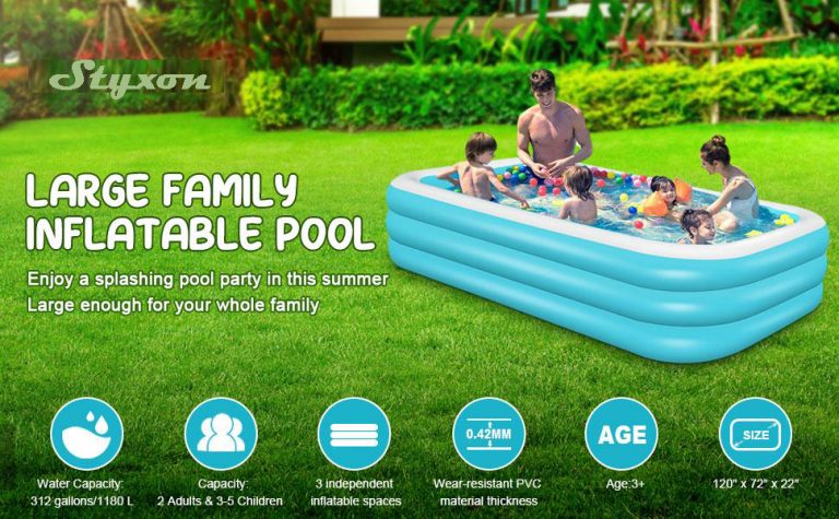 Styxon Swimming Pool 10-Feet 3 Stripped for kids - Stumbit Entertainment