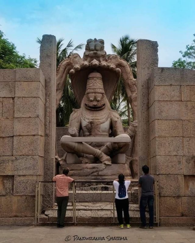 Yoga Lakshminarasimha-Vijayanagara-Hampi - Stumbit Heritage